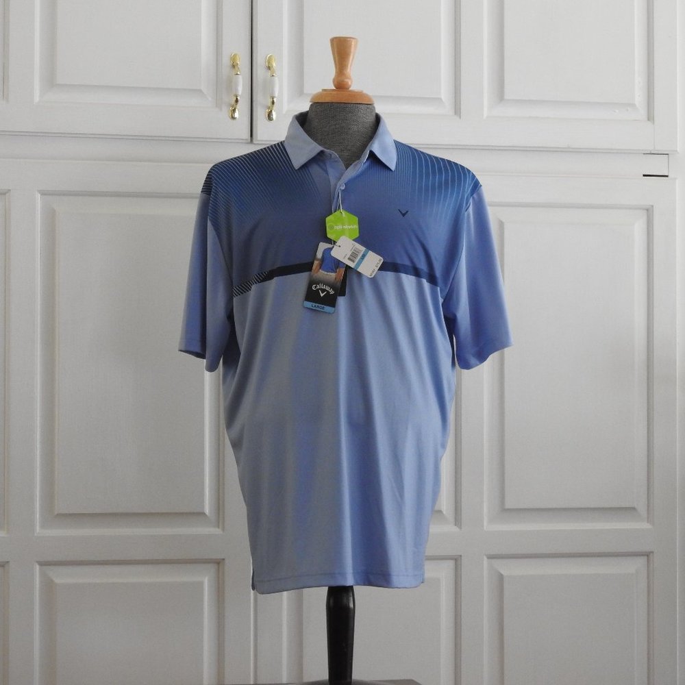New Callaway Golf Blue men's shirt